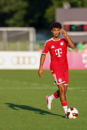 Nathaniel Brown, FC Bayern Munich, 11, GER, FC Rottach Egern vs. FC Bayern Munich, Soccer, Friendly Match, 2026–2027 Season, July 30, 2026, GER, FC Rottach Egern vs. FC Bayern Munich, Soccer, Friendly, 2026–2027 Season, July 30, 2026, Rottach Egern Copyright: xEibner-Pressefoto JennixMaulx EP_JML