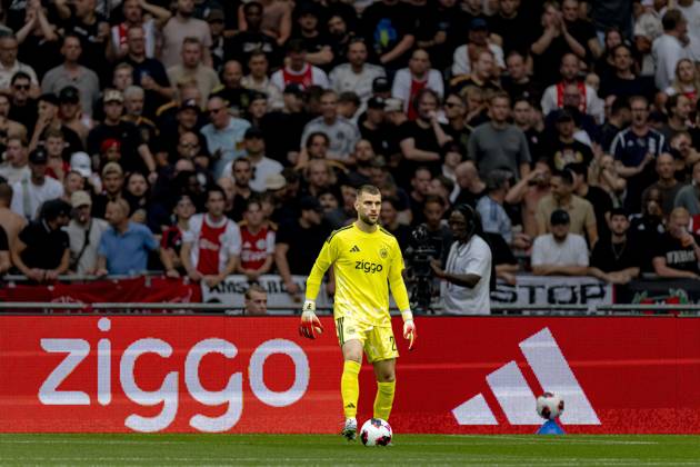 AMSTERDAM: AFC Ajax Amsterdam goalkeeper Maarten Paes during the Conference League match between AFC Ajax and FK Vojvodina at the Johan Cruijff ArenA on July 30, 2026, in Amsterdam, the Netherlands. Photo by DeFodi Images