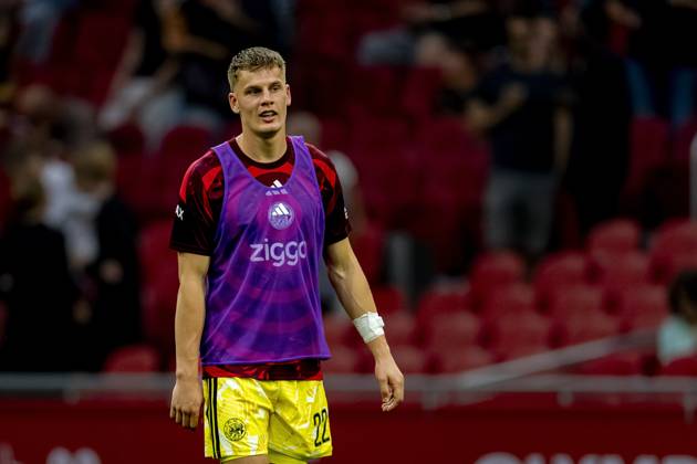 AMSTERDAM: AFC Ajax Amsterdam goalkeeper Joeri Heerkens during the Conference League match between AFC Ajax and FK Vojvodina at the Johan Cruijff ArenA on July 30, 2026, in Amsterdam, the Netherlands. Photo by DeFodi Images