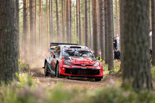 IPA87133769 - Takamoto Katsuta (JPN) and Aaron Johnston (IRL) in a Toyota GR Yaris Rally1 from Toyota Gazoo Racing WRT in action during the FIA WRC, Motorsport Rallye, WM SECTO RALLY FINLAND in Jyväskylä, Finland, July 30–August 2, 2026. Copyright: xFedericoxManoni IPAxSportx xx 87133769