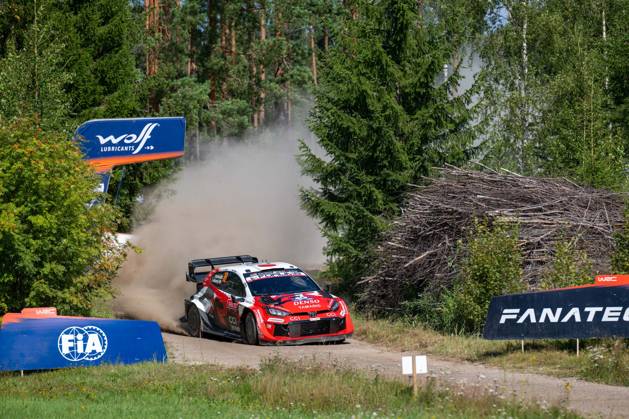 IPA87139519 - Takamoto Katsuta (JPN) and Aaron Johnston (IRL) in a Toyota GR Yaris Rally1 from Toyota Gazoo Racing WRT in action during the FIA WRC, Motorsport Rallye, WM SECTO RALLY FINLAND in Jyväskylä, Finland, July 30–August 2, 2026. Copyright: xFedericoxManoni IPAxSportx xx 87139519