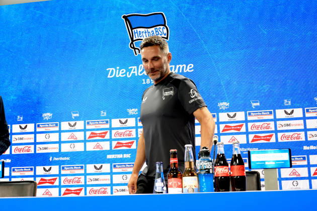 August 5, 2026, Germany, Soccer, 2. Bundesliga, 2026–2027 Season, Sportforum, Hertha BSC, Press Conference with Head Coach Stefan Leitl, Hertha BSC Berlin, 2nd Division, DFB and DFL regulations prohibit any use of photographs as image sequences and or quasi-video, Berlin Sportforum, Berlin, Germany Copyright: xNordphotox xEnglerx