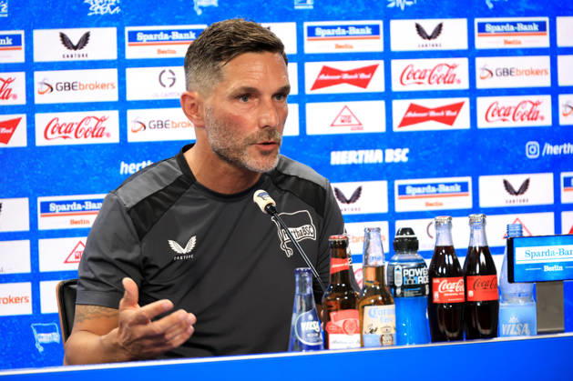 August 5, 2026, Germany, Soccer, 2. Bundesliga, 2026–2027 Season, Sportforum, Hertha BSC, Press Conference with Head Coach Stefan Leitl, Hertha BSC Berlin, 2nd Division, DFB and DFL regulations prohibit any use of photographs as image sequences and or quasi-video, Berlin Sportforum, Berlin, Germany Copyright: xNordphotox xEnglerx