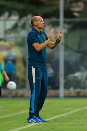 Napoli™s head coach Massimiliano Allegri during the friendly match Napoli and Osasuna at the Teofilo Patini Stadium in Castel Di Sangro, Central Southern Italy - Wednesday, August 05 , 2026. - Soccer .  Copyright: xAlessandroxGarofalo LaPressex