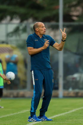 Napoli™s head coach Massimiliano Allegri during the friendly match Napoli and Osasuna at the Teofilo Patini Stadium in Castel Di Sangro, Central Southern Italy - Wednesday, August 05 , 2026. - Soccer .  Copyright: xAlessandroxGarofalo LaPressex