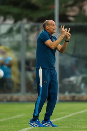 Napoli™s head coach Massimiliano Allegri during the friendly match Napoli and Osasuna at the Teofilo Patini Stadium in Castel Di Sangro, Central Southern Italy - Wednesday, August 05 , 2026. - Soccer .  Copyright: xAlessandroxGarofalo LaPressex