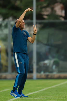 Napoli™s head coach Massimiliano Allegri during the friendly match Napoli and Osasuna at the Teofilo Patini Stadium in Castel Di Sangro, Central Southern Italy - Wednesday, August 05 , 2026. - Soccer .  Copyright: xAlessandroxGarofalo LaPressex