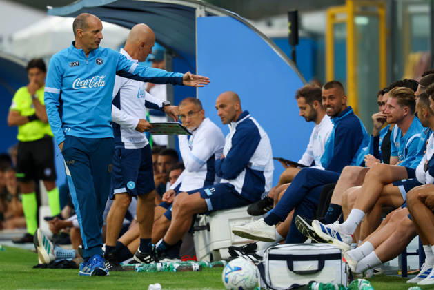 Napoli™s head coach Massimiliano Allegri during the friendly match Napoli and Osasuna at the Teofilo Patini Stadium in Castel Di Sangro, Central Southern Italy - Wednesday, August 05 , 2026. - Soccer .  Copyright: xAlessandroxGarofalo LaPressex