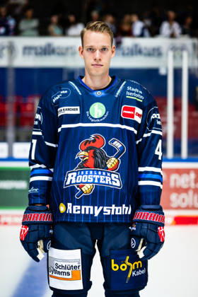 Maximilian Eisenmenger, Iserlohn Roosters, 41, GER, first joint on-ice practice for the Iserlohn Roosters, ice hockey, Penny DEL, preseason, 2026–2027 season, August 8, 2026, GER, first joint on-ice practice for the Iserlohn Roosters, ice hockey, Penny DEL, preseason, 2026–2027 season, August 8, 2026, Iserlohn Copyright: xJonasxBrockmann Eibner-Pressefotx EP_JBN