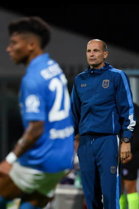 Napoli™s head coach Massimiliano Allegri during the friendly match Napoli and Celta Vigo at the Teofilo Patini Stadium in Castel Di Sangro, Central Southern Italy - Saturday, August 08 , 2026. - Soccer .  Copyright: xAlessandroxGarofalo LaPressex