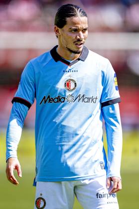 ROTTERDAM SC Feyenoord Rotterdam forward Anis Hadj Moussa during the Vriendenloterij Eredivisie match between Sparta and Feyenoord at Stadion Het Kasteel on August 9, 2026, in Rotterdam, the Netherlands. Photo by DeFodi Images