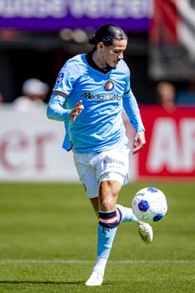 ROTTERDAM SC Feyenoord Rotterdam forward Anis Hadj Moussa during the Vriendenloterij Eredivisie match between Sparta and Feyenoord at Stadion Het Kasteel on August 9, 2026, in Rotterdam, the Netherlands. Photo by DeFodi Images
