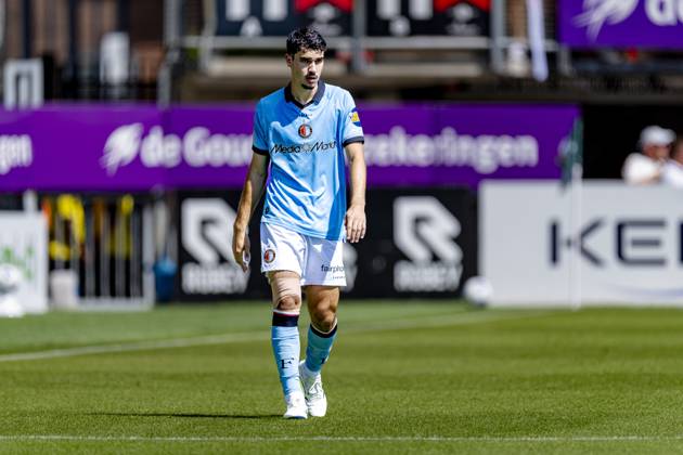 ROTTERDAM SC Feyenoord Rotterdam forward Shaqueel van Persie during the Vriendenloterij Eredivisie match between Sparta and Feyenoord at Stadion Het Kasteel on August 9, 2026, in Rotterdam, the Netherlands. Photo by DeFodi Images
