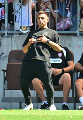 August 8, 2026, GER Soccer, Men, 2nd Division, Matchday 1, 2026–2027 Season, Hamburg, FC St. Pauli vs. SpVgg Greuther Fürth Coach Marcel Rapp Pauli DFB DFL regulations prohibit any use of photographs as image sequences and or quasi-video Hamburg Millerntorstadion Hamburg Germany Copyright: xnordphotoxGmbH xWitkex