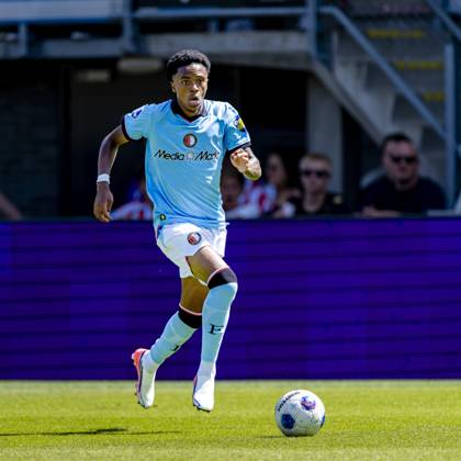 ROTTERDAM SC Feyenoord Rotterdam forward Jivayno Zinhagel during the Vriendenloterij Eredivisie match between Sparta and Feyenoord at Stadion Het Kasteel on August 9, 2026, in Rotterdam, the Netherlands. Photo by DeFodi Images