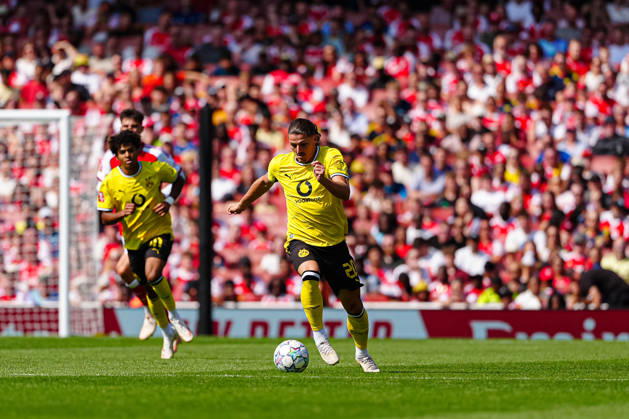 Marcel Sabitzer, Borussia Dortmund, 20 ENG, FC Arsenal vs. Borussia Dortmund, Soccer, Emirates Cup 2026, 2026–2027 Season, August 9, 2026, ENG, Arsenal FC vs. Borussia Dortmund, Soccer, Friendly Match, 2026–2027 Season, August 9, 2026, London Copyright: xEibner-Pressefoto MarcelxvonxFehrnx EP_MFN_P