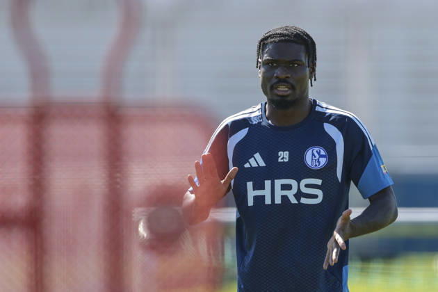 August 12, 2026, Soccer, FC Schalke 04 Junior Training, Dina Ebimbe, FC Schalke 04, Gelsenkirchen, FC Schalke 04 Training Facility, North Rhine-Westphalia, Germany, xRHR, PHOTO YYx Copyright: RHR-FOTOx RHR-FOTO YY