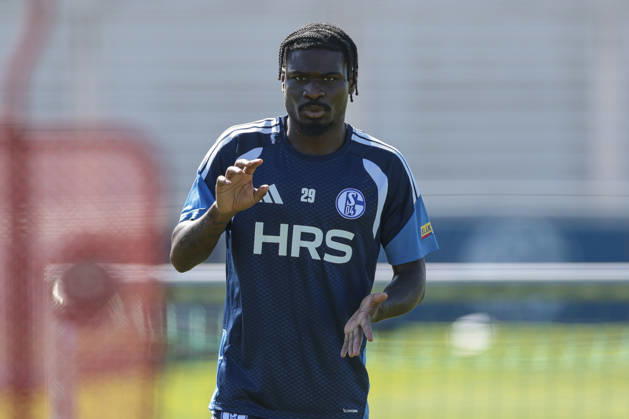 August 12, 2026, Soccer, FC Schalke 04 Junior Training, Dina Ebimbe, FC Schalke 04, Gelsenkirchen, FC Schalke 04 Training Facility, North Rhine-Westphalia, Germany, xRHR, PHOTO YYx Copyright: RHR-FOTOx RHR-FOTO YY