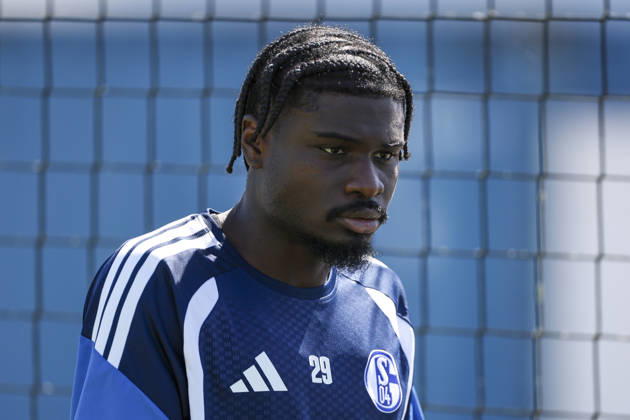 August 12, 2026, Soccer, FC Schalke 04 Junior Training, Dina Ebimbe, FC Schalke 04, Gelsenkirchen, FC Schalke 04 Training Facility, North Rhine-Westphalia, Germany, xRHR, PHOTO YYx Copyright: RHR-FOTOx RHR-FOTO YY