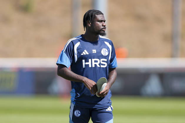 August 12, 2026, Soccer, FC Schalke 04 Junior Training, Dina Ebimbe, FC Schalke 04, Gelsenkirchen, FC Schalke 04 Training Facility, North Rhine-Westphalia, Germany, xRHR, PHOTO YYx Copyright: RHR-FOTOx RHR-FOTO YY