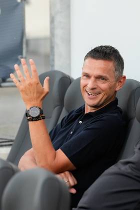 VELSEN-ZUID , 14-08-2026 , BUKO Stadion , season 2026 2027 , Dutch Eredivisie football , match between Telstar and Sparta Rotterdam , Picture shows Sparta Rotterdam coach Rogier Meijer Telstar - Sparta  x205709263x Copyright: