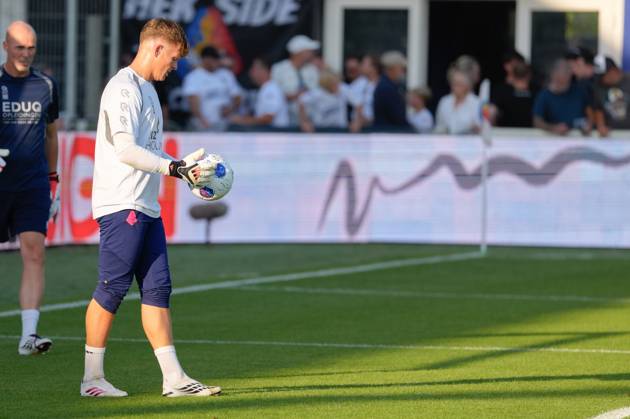 VELSEN-ZUID , 14-08-2026 , BUKO Stadion , season 2026 2027 , Dutch Eredivisie football , match between Telstar and Sparta Rotterdam , Picture shows Telstar goalkeeper Ronald Koeman Jr. Telstar - Sparta  x205709265x Copyright: