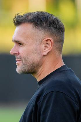 VELSEN-ZUID , 14-08-2026 , BUKO Stadion , season 2026 2027 , Dutch Eredivisie football , match between Telstar and Sparta Rotterdam , Picture shows Telstar coach Henk Brugge Telstar - Sparta  x205709332x Copyright: