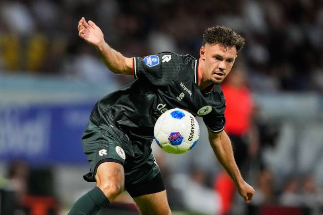 VELSEN-ZUID , 14-08-2026 , BUKO Stadion , season 2026 2027 , Dutch Eredivisie football , match between Telstar and Sparta Rotterdam , Picture shows Sparta Rotterdam player Mitchell van Bergen Telstar - Sparta x205712002x Copyright: