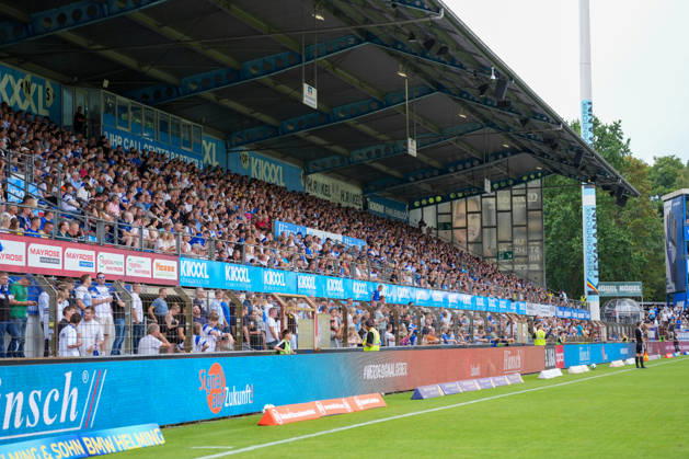 German Soccer, 3rd Division, Matchday 2, Hänsch Arena, SV Meppem vs. SG Sonnenhof Großaspach, Spectators Copyright: xMichelxWittex