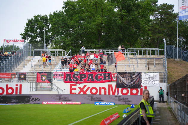 German Soccer, 3rd Division, Matchday 2, Hänsch Arena, SV Meppem vs. SG Sonnenhof Großaspach (Aspach Fans) Copyright: xMichelxWittex