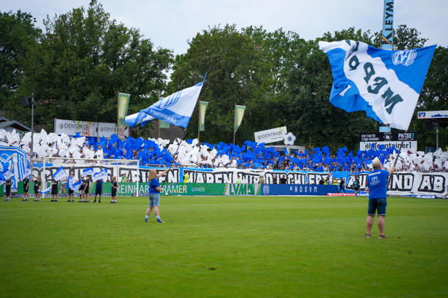 German Soccer, 3rd Division, Matchday 2, Hänsch Arena, SV Meppen vs. SG Sonnenhof Großaspach – SV Meppen Choreography Copyright: xMichelxWittex