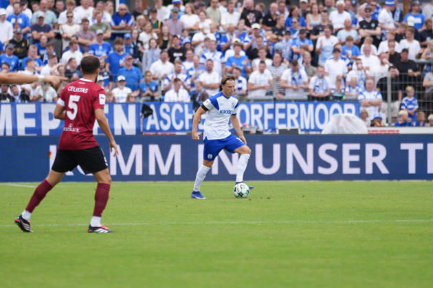 German Soccer, 3rd Division, Matchday 2, Hänsch Arena, SV Meppen vs. SG Sonnenhof Großaspach, Luis Sprekelmeyer (SV Meppen), 19 Copyright: xMichelxWittex