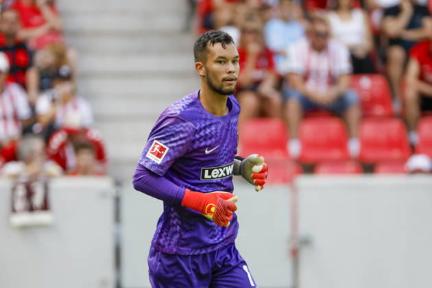 Mio Backhaus, SC Freiburg, 01, Germany, Soccer, Friendly Match, 2026–2027, SC Freiburg vs. Crystal Palace, August 15, 2026, Freiburg im Breisgau, Europa-Park Stadium, Germany Copyright: xGrantxHubbsx