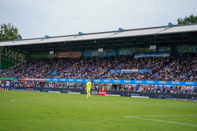 German Soccer, 3rd Division, Matchday 2, Hänsch Arena, SV Meppem vs. SG Sonnenhof Großaspach; 8,402 spectators at the Hänsch Arena Copyright: xMichelxWittex