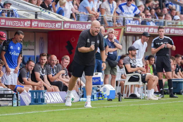 German Soccer, 3rd Division, Matchday 2, Hänsch Arena, SV Meppen vs. SG Sonnenhof Großaspach; Lucas Beniermann, Coach, SV Meppen Copyright: xMichelxWittex