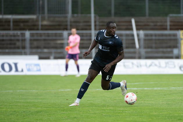 August 15, 2026, GER, Soccer, Regionalliga Nord, Matchday 4, 2026–2027 Season, Oldenburg, Marschweg Stadium, VfB Oldenburg vs. FC Eintracht Norderstedt: Looking Ahead – Anour ADAM, VfB Oldenburg 5, Oldenburg, Marschweg Stadium, Lower Saxony, Germany Copyright: xnordphotoxGmbHx xRojahnx