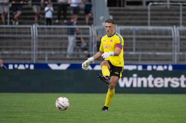 August 15, 2026, GER, Soccer, Regionalliga Nord, Matchday 4, 2026–2027 Season, Oldenburg, Marschweg Stadium, VfB Oldenburg vs. FC Eintracht Norderstedt—unfortunately, Lars HUXSOHL was injured in the final minutes—FC Eintracht Norderstedt 1, Oldenburg, Marschweg Stadium, Lower Saxony, Germany Copyright: xnordphotoxGmbHx xRojahnx