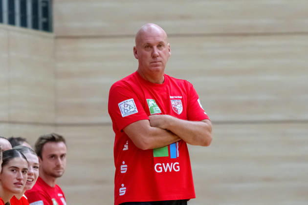 Coach Pether Krautmeyer, Halle; SV Union Halle Neustadt vs. Hazena Kynzvart, Czech Republic; Women s Handball Bundesliga; Friendly Match; 2026–27 Season; August 16, 2026; Halle SWH Arena, Saxony-Anhalt, Germany