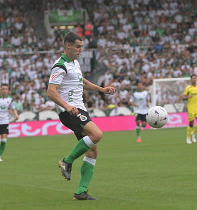 ESP LaLiga EA Sports: Racing Santander vs. Villarreal CF — Álvaro Mantilla of Racing Santander during the LaLiga EA Sports match between Racing Santander and Villarreal CF, played at Campos de Sport de El Sardinero Stadium in Cantabria on August 16, 2026, in Spain — Spanish Soccer Copyright: xAlbertoxLosax xAgenciaxLOFx