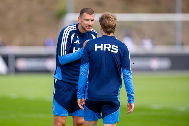 August 20, 2026, Soccer, FC Schalke 04 practice, Edin Dzeko, FC Schalke 04, Gelsenkirchen, FC Schalke 04 training facility, North Rhine-Westphalia, Germany, xRHR, PHOTO YYx Copyright: RHR-FOTOx RHR-FOTO YY