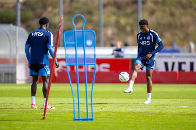 August 20, 2026, Soccer, FC Schalke 04 training session, Junior Adamu, FC Schalke 04, Gelsenkirchen, FC Schalke 04 training facility, North Rhine-Westphalia, Germany, xRHR, PHOTO YYx Copyright: RHR-FOTOx RHR-FOTO YY