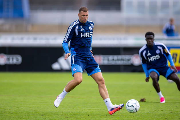 August 20, 2026, Soccer, FC Schalke 04 training session: Edin Dzeko, FC Schalke 04, Gelsenkirchen, FC Schalke 04 training facility, North Rhine-Westphalia, Germany, xRHR, PHOTO YYx Copyright: RHR-FOTOx RHR-FOTO YY
