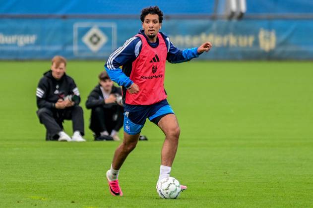 Bilal Nadir, HSV in Action: Germany, Hamburg, Volksparkstadion Training Facility, Soccer, Bundesliga 1, Hamburger SV Training Session