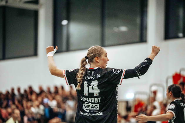 Nora Erhardt, SG Nürtingen Zizishausen, No. 14 (GER), 1 FSV Mainz 05 vs. SG Nürtingen Zizishausen, DHB Women s Cup, Bundesliga, Matchday 1, 2026–2027 Season, August 21, 2026 Eibner Press Photo Attila Ziga GER, 1 FSV Mainz 05 vs. SG Nürtingen-Zizishausen, DHB Women’s Cup, Bundesliga, Matchday 1, 2026–2027 Season, August 21, 2026, Mainz Copyright: xEibner-Pressefotox EP_AZA