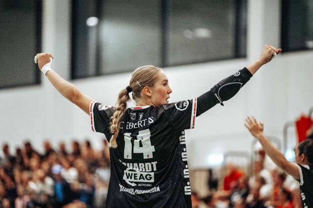 Nora Erhardt, SG Nuertingen Zizishausen, No. 14 GER, 1 FSV Mainz 05 vs. SG Nuertingen Zizishausen, DHB Women s Cup, Bundesliga, Matchday 1, 2026–2027 Season, August 21, 2026 Eibner Press Photo Attila Ziga GER, 1 FSV Mainz 05 vs. SG Nürtingen Zizishausen, DHB Women’s Cup, Bundesliga, Matchday 1, 2026–2027 Season, August 21, 2026, Mainz Copyright: xEibner-Pressefotox EP_AZA