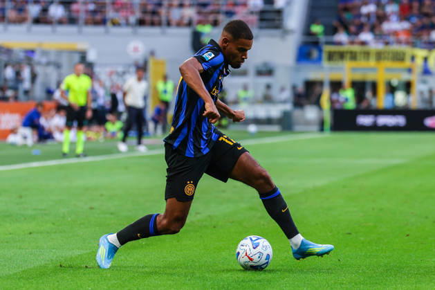 Andy Diouf of FC Internazionale seen in action during Serie A 2026 27 football match between FC Internazionale and AC Monza Italy Copyright: xBEAUTIFULxSPORTS Carabellix