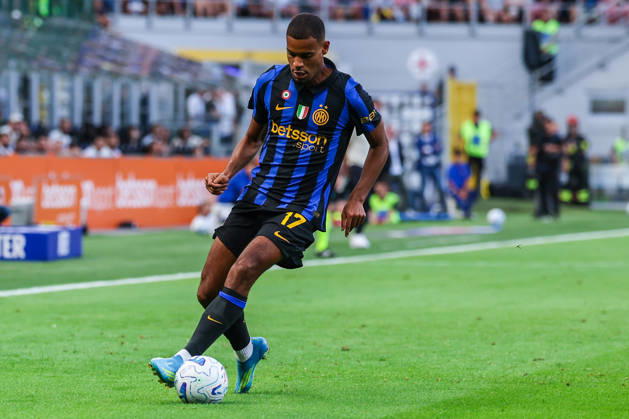 Andy Diouf of FC Internazionale seen in action during Serie A 2026 27 football match between FC Internazionale and AC Monza at Stadio Giuseppe Meazza Milan Italy on 22 August 2026. Milan Stadio Giuseppe Meazza Milan Italy Copyright: xEPhotopressx SP24-1450-065
