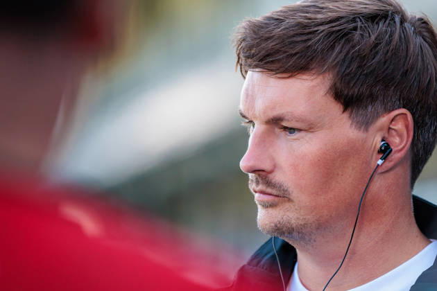 Merlin Polzin, Hamburger SV Coach, in an interview on Sky Sport GER, SC Verl vs. Hamburger SV, Soccer, DFB Cup, 1st Round, 2026–2027 Season, August 24, 2026 DFL regulations prohibit any use of photographs as image sequences and or quasi-video GER, SC Verl vs. Hamburger SV, soccer, DFB Cup, Round 1, 2026–2027 season, August 24, 2026 Verl Copyright: xEibner-Pressefoto JanxRollingerx EP_JSK