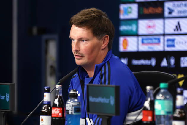 Bundesliga Matchday 1: Borussia Dortmund vs. Hamburger SV, August 27, 2026—Pre-game press conference with Hamburger SV coach Merlin Polzin