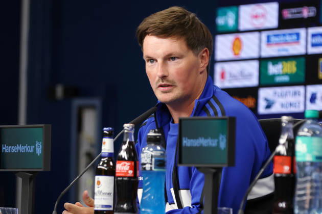 Bundesliga Matchday 1: Borussia Dortmund vs. Hamburger SV, August 27, 2026—Pre-game press conference with Hamburger SV coach Merlin Polzin